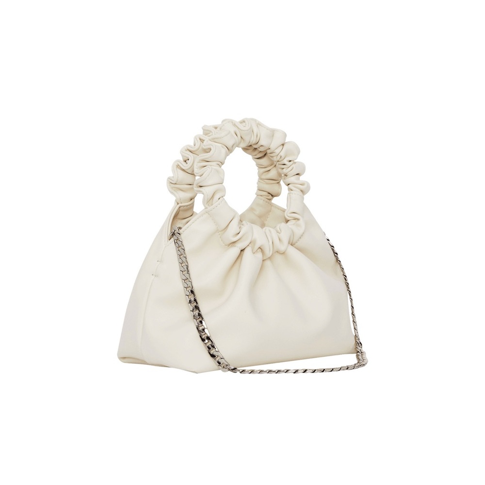 Verafied New York Cream Cloud Marble Chain Convertible Crossbody Shoulder Bag - Picture 4 of 12